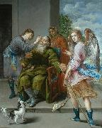 Antonio de Pereda Tobias curando la ceguera a su padre oil painting reproduction